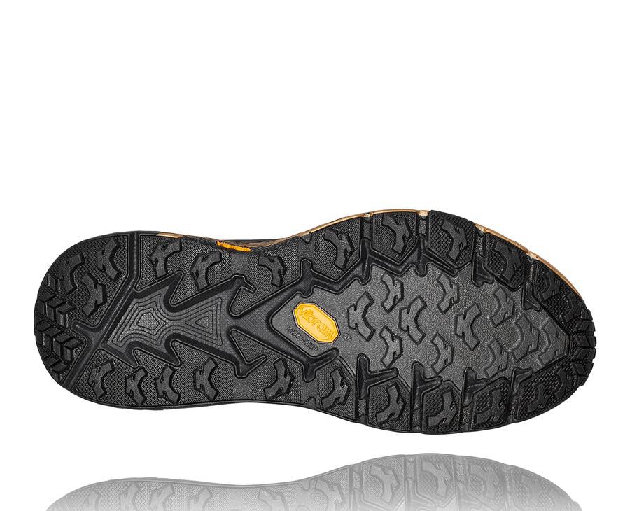 Trail Shoes Womens - Hoka One One Speedgoat 4 CNY - Black/Gold - HKFLINO-68